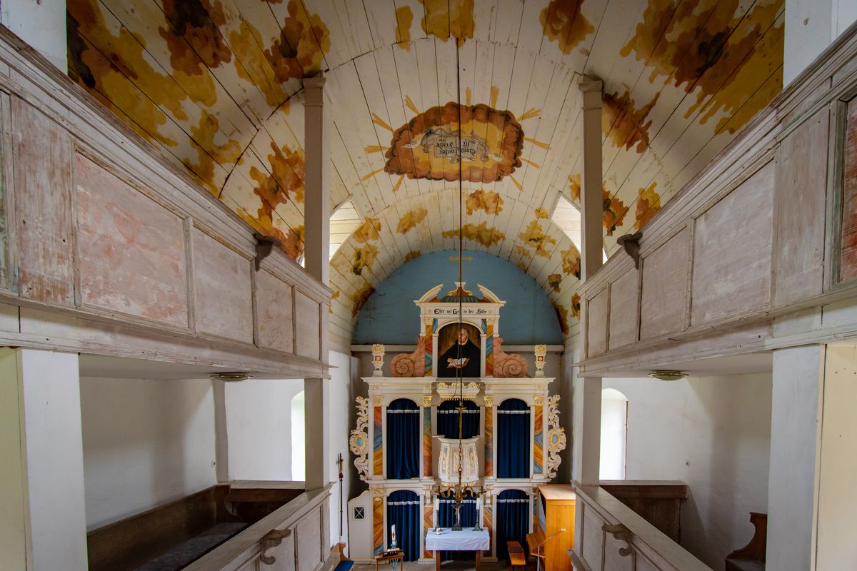 Kirche Daasdorf am Berge, Innenansicht